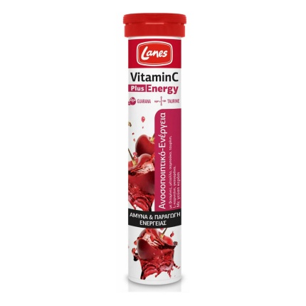 LANES Βιταμίνη C 500mg Plus Energy