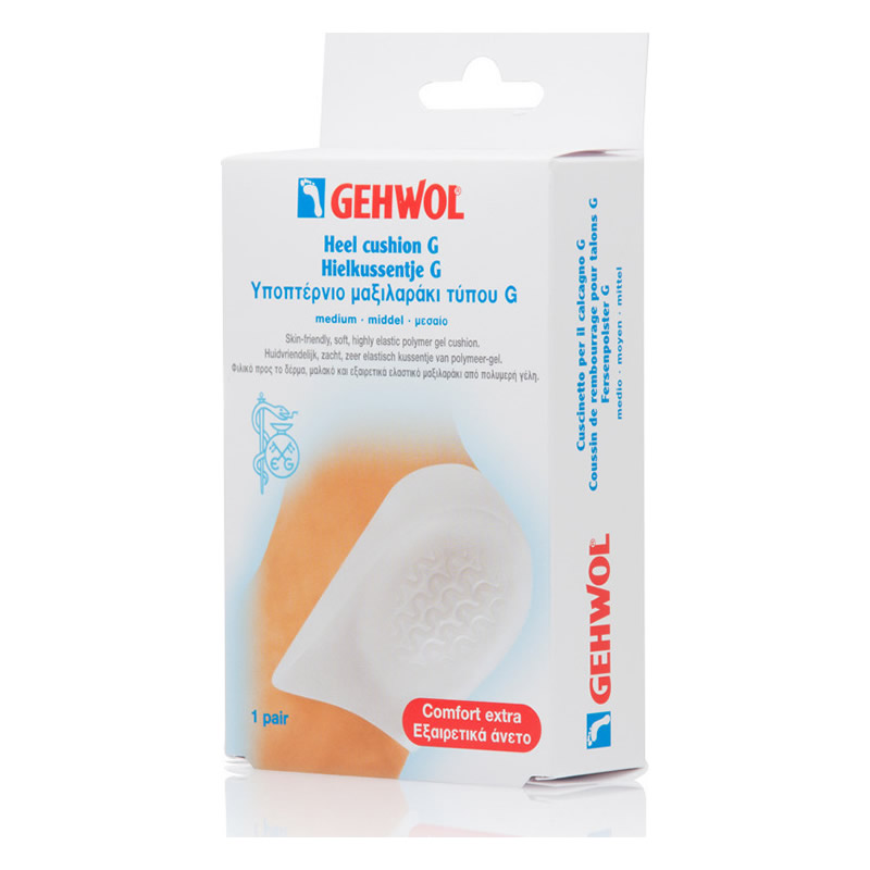 4013474116548-new GEHWOL Heel Cushion G Υποπτέρνιο Μαξιλαράκι Τύπου G Medium 1 Ζευγάρι - Image 1