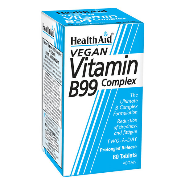 5019781010202 HEALTH AID Vitamin B99 Complex 60 ταμπλέτες - Image 1