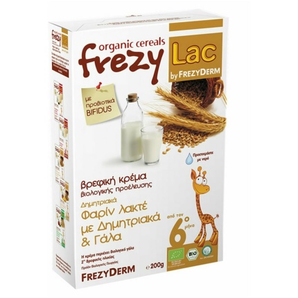 Frezyderm, Βρεφική Κρέμα, Φαρίν Λακτέ µε Δηµητριακά & Γάλα 6m+