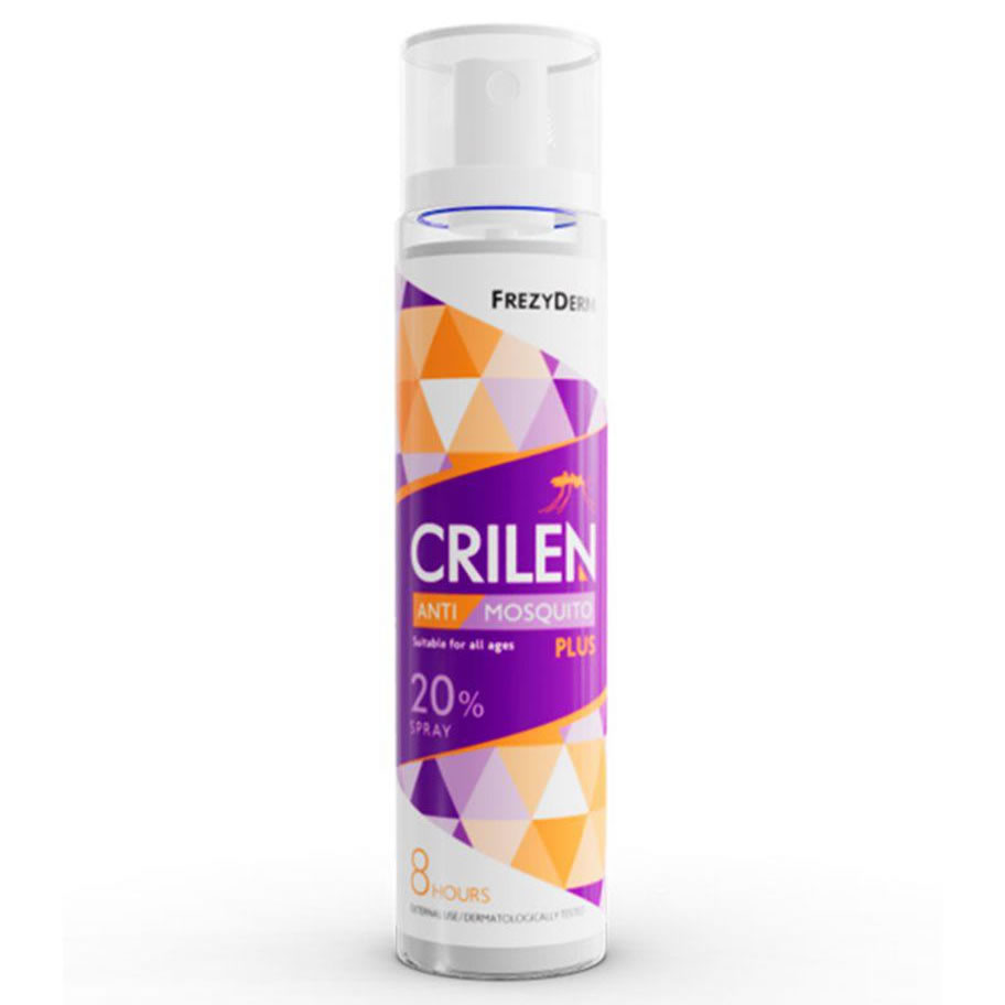 5202888224355 FREZYDERM, Crilen Anti-Mosquito Plus Spray, Προστασία από Κουνούπια, αντικουνουπικό