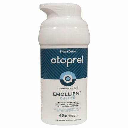 FREZYDERM Atoprel Emollient Baume Μαλακτική Κρέμα για Ξηρή και Ευαίσθητη Επιδερμίδα 300ml