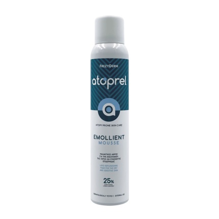 FREZYDERM Atoprel Emollient Mousse Μαλακτικός Αφρός για Ξηρή & Ευαίσθητη Επιδερμίδα 200ml