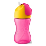 PHILIPS AVENT Bendy Κύπελλο με Καλαμάκι 12m+ Ροζ Χρώμα