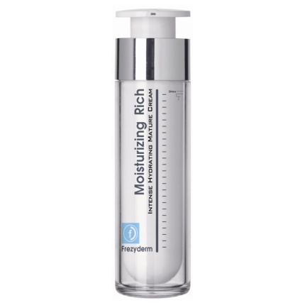 FREZYDERM, Moisturizing Rich Cream, Ενυδατική Κρέμα Προσώπου, Κρέμα για Ξηρό Δέρμα, Κρέμα εμμηνόπαυση