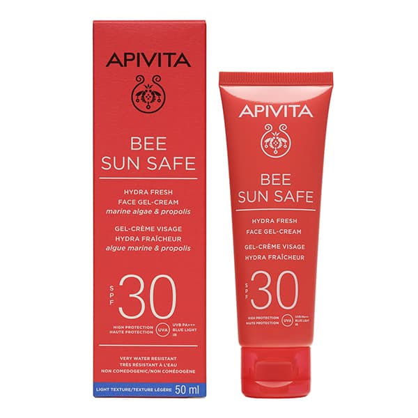 apivita-bee-sun-safe-hydra-fresh-gel-cream-spf30 APIVITA Bee Sun Safe Hydra Fresh Ενυδατική Κρέμα Gel Προσώπου SPF30