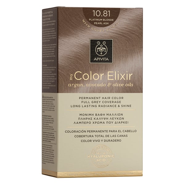 apivita-my-color-elixir-10-81-platinum-blonde-pearl-ash APIVITA My Color Elixir Βαφή Μαλλιών 10.81 Κατάξανθο
