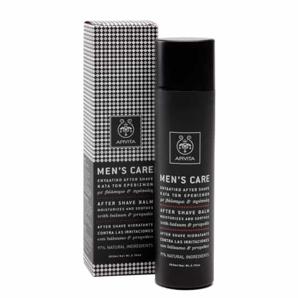 apivita_mens_care_after_shave_moisturizes_and_soothes_balsam_propolis APIVITA MEN AFTER SHAVE Ενυδατικό Κατά των Ερεθισμών με Βάλσαμο & Πρόπολη