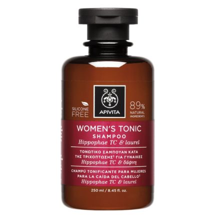 APIVITA SHAMPOO Τονωτικό Σαμπουάν Κατά της Τριχόπτωσης για Γυναίκες με Hippophae TC & Δάφνη 250ml