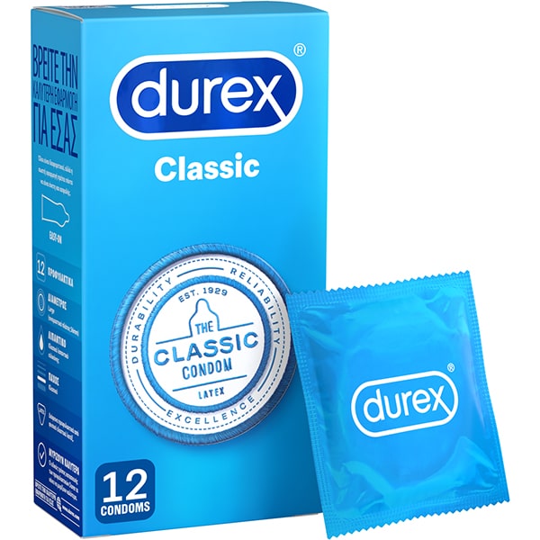 durex-classic12pcs-min DUREX Classic Προφυλακτικά 12τμχ