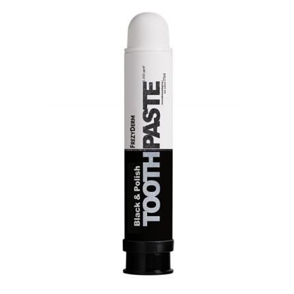 FREZYDERM Toothpaste Black & Polish Toothpaste, για Aμεση Λεύκανση με Ενεργό Aνθρακα 75ml
