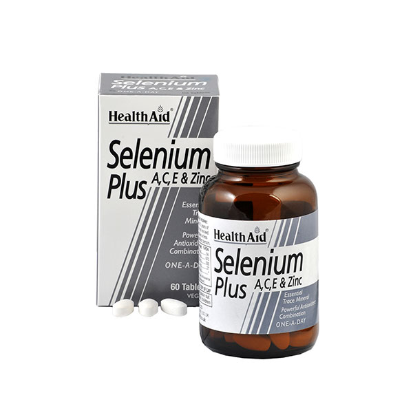 health-aid-selenium-plus-a-c-e-zinc HEALTH AID SELENIUM plus Α,C,Ε 60tabs - Image 1