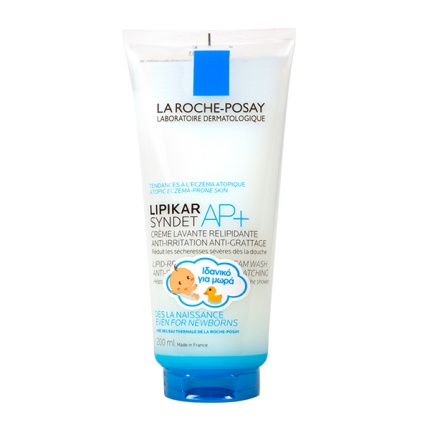 LA ROCHE POSAY Lipikar Syndet ΑP+, Κρέμα Καθαρισμού Αναπλήρωσης Λιπιδίων Κατά των Ερεθισμών 200ml