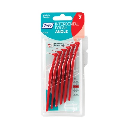 TEPE Μεσοδόντια angle 0.50mm κόκκινο xx-fine 8τμχ