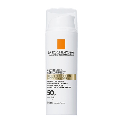 LA ROCHE POSAY Anthelios Age Correct Phytocorrection Daily Light Cream Αντηλιακή Αντιγηραντική Κρέμα Προσώπου SPF50 50ml