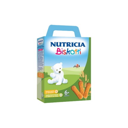 NUTRICIA Biscotti Βρεφικά μπισκότα από τον 6ο μήνα,180gr