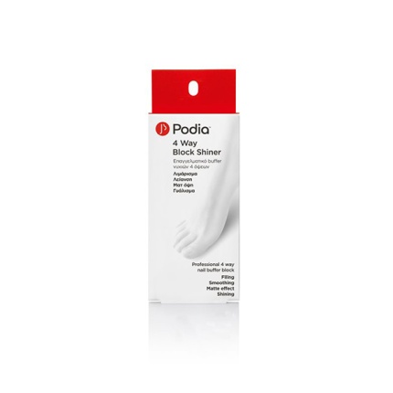 PODIA 4 Way Block Shiner, Επαγγελματικό Buffer Νυχιών 4 Όψεων