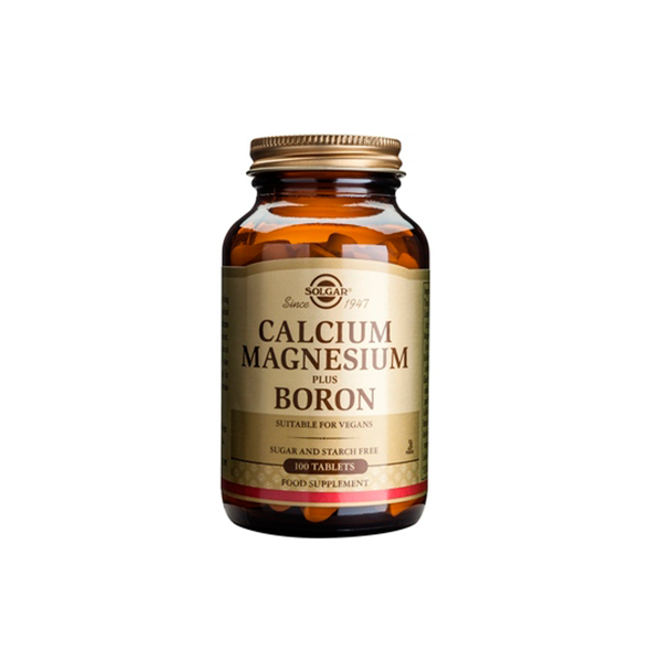 solgar-calcium-magnesium-plus-boron-100tabs SOLGAR CALCIUM MAGNESIUM + BORON 100tabs - Image 1