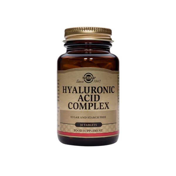 solgar-hyaluronic-acid-complex-30tabs SOLGAR HYALURONIC ACID COMPLEX 30tabs - Image 1