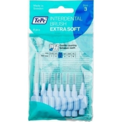 TEPE Μεσοδόντια 0.60ΜΜ extra soft μπλε 8τμχ