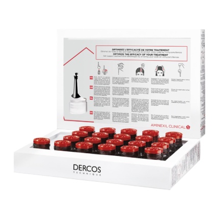 VICHY Dercos Clinical 5 Woman, Αμπούλες Μαλλιών κατά της Τριχόπτωσης για Γυναίκες