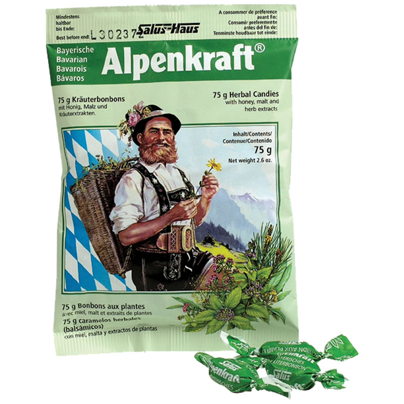 4004148018121 POWER Alpenkraft Candies, Καραμέλες για το Λαιμό