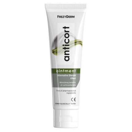 FREZYDERM Anticort Ointment, Αλοιφή Εναλλακτικής Στεροειδούς Δράσης, Χωρίς Κορτιζόνη, έκζεμα, ατοπική δερματίτιδα, 5202888261091
