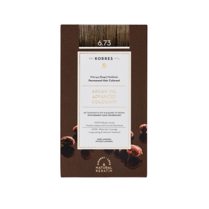 KORRES, ARGAN OIL, Βαφη, 6.73 Χρυσό Κακάο