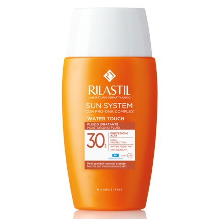 RILASTIL, Sun System, Water Touch, αντηλιακό Spf30, αντηλιακό λεπτόρρευστο, ενυδατικό αντηλιακό, αντηλιακό προσώπου
