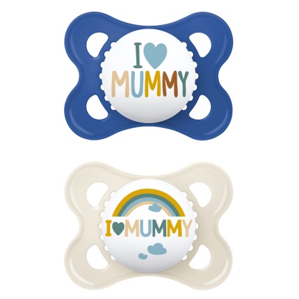 MAM Πιπίλα Σιλικόνης Ι Love Mummy & Daddy,115SB2