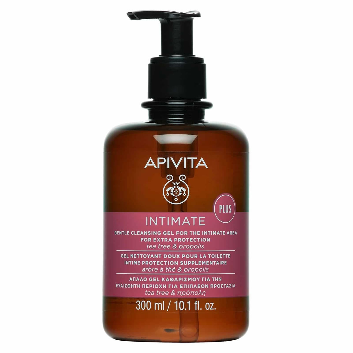 10-10-72-041-INTIMATE-PLUS-300ML23 APIVITA, Intimate Plus, Gel Καθαρισμού για την Ευαίσθητη Περιοχή, 5201279094096