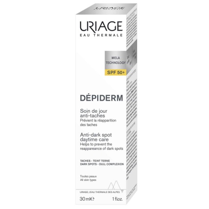 URIAGE Depiderm Φροντίδα Ημέρας Κατά Των Καφέ Κηλίδων Με SPF50+ 30ml