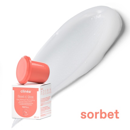 CLINEA, Reset n' Glow, Sorbet Κρέμα Προσώπου Αντιγήρανσης, 5201314168256