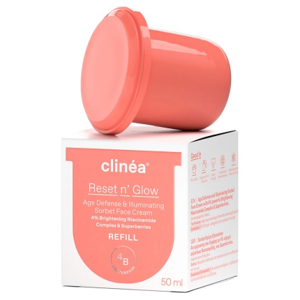 CLINEA, Reset n' Glow, Sorbet Κρέμα Προσώπου Αντιγήρανσης, 5201314168256