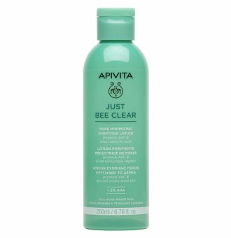 APIVITA, Just Bee Clear, Λοσιόν Σύσφιξης Πόρων, Εξυγιαίνει το Δέρμα, 5201279099237
