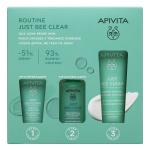 APIVITA Just Bee Clear Routine Κρέμα Κατά των Ατελειών με Δωρο Mini Gel Καθαρισμού & Λοσιόν Σύσφιξης Πόρων - Image 2