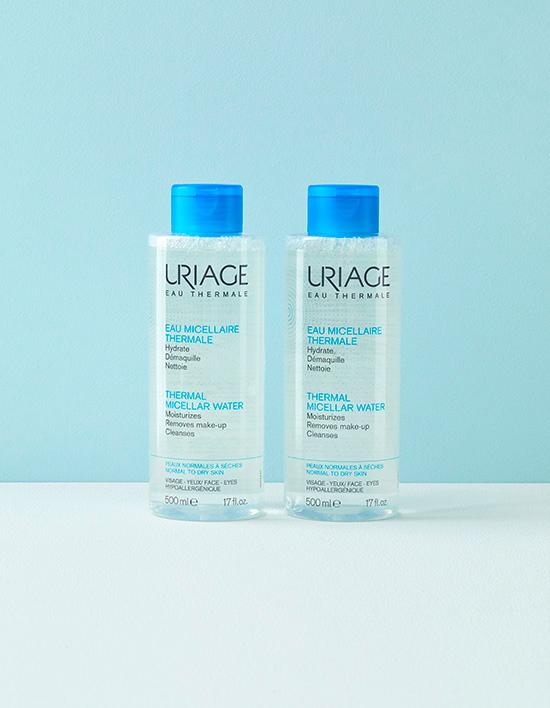 Uriage Thermal Micellar Water Normal to Dry Skin Promo 2x500ml