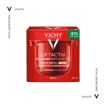 VICHY Liftactiv Collagen Specialist 16 Κρέμα ημέρας με SPF50 REFILL, 3337875921947