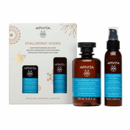 apivita hyaluronic hydra shampoo 250ml kai cream 100ml