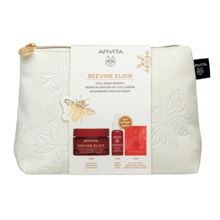 APIVITA Beevine Elixir krema prosopou plousias ifis, antigiransi