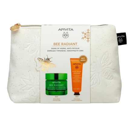 apivita bee radiant rich me doro maska portokali