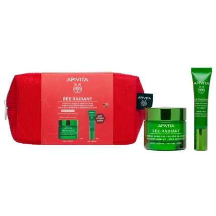 apivita bee radiant krema gia simadia giransis elafriaw ifis, bee radiant prosfora, bee radiant me doro