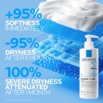 La Roche-Posay Lipikar Baume AP+MAX, valsamo anaplirosis lipidion gia derma poli ksiro, gia derma me atopia