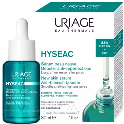 Uriage Hyséac New Skin Serum Anti-Blemish Booster Ορός Προσώπου για Ακμή και Ατέλειες 30ml