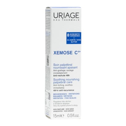 Uriage Xémose C8+ Eye Contour Soothing Care Καταπραϋντική Κρέμα Ματιών για Ξηρά και Ατοπικά Βλέφαρα 15ml