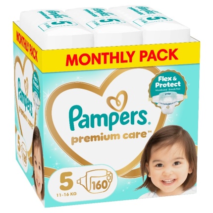 PAMPERS Premium Care Monthly Pack No. 5 (11-16kg) 160τμχ