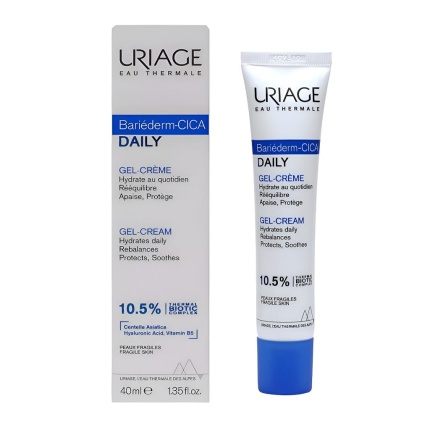 Uriage Bariéderm Cica-Daily Gel-Cream Επανορθωτική Ενυδατική Κρέμα Gel Προσώπου 40ml